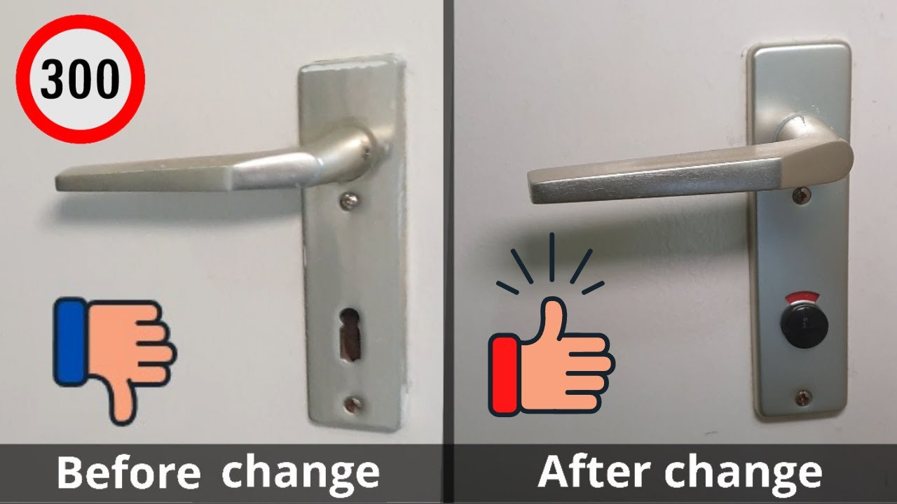 Bathroom Door Lock Change with Badezimmer Türschloss Ausbauen