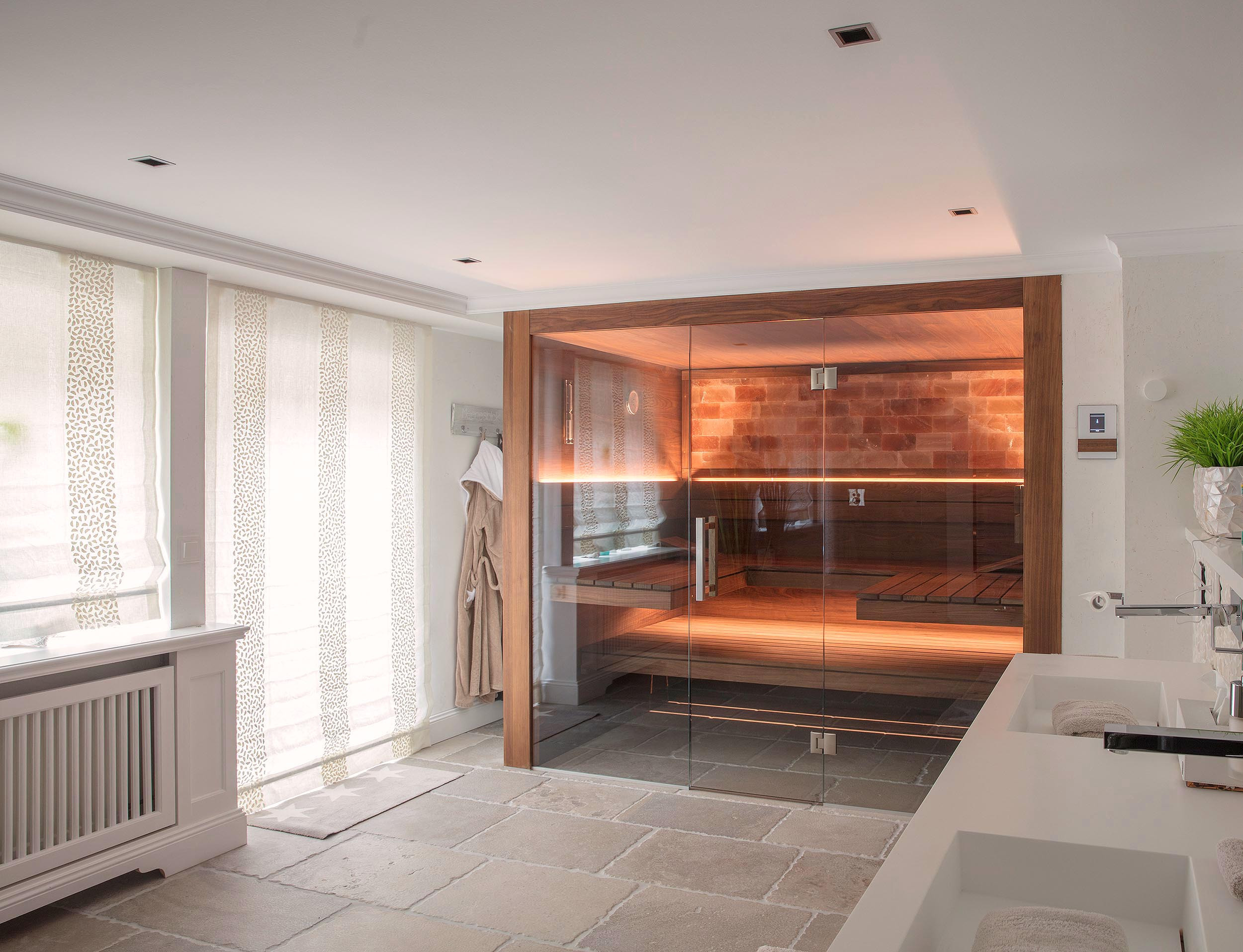 Moderne Sauna Im Bad | Direkt Vom Saunahersteller in Sauna Für Badezimmer